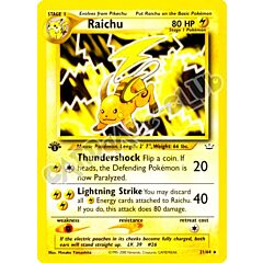 21 / 66 Raichu rara 1st edition (EN) -NEAR MINT-