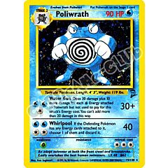 015 / 130 Poliwrath rara foil unlimited (EN) -NEAR MINT-