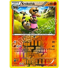 61 / 98 Krokorok non comune foil reverse (IT) -NEAR MINT-