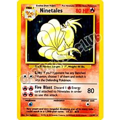 012 / 102 Ninetales rara foil unlimited (EN) -NEAR MINT-