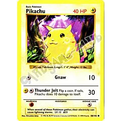 058 / 102 Pikachu comune unlimited (EN)  -GOOD-