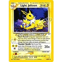 048 / 105 Light Jolteon non comune unlimited (EN) -NEAR MINT-