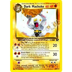 40 / 82 Dark Machoke non comune unlimited (EN) -NEAR MINT-