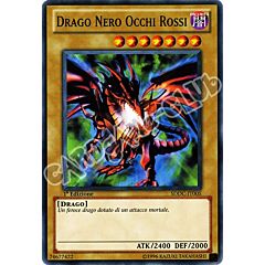 SDDC-IT005 Drago Nero Occhi Rossi comune 1a Edizione (IT) -NEAR MINT-