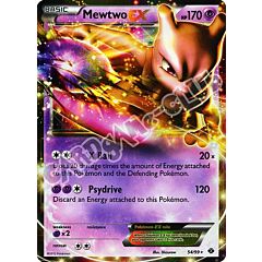 054 / 099 Mewtwo EX rara ex foil (EN) -NEAR MINT-