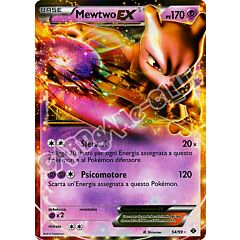 054 / 099 Mewtwo EX rara ex foil (IT) -NEAR MINT-