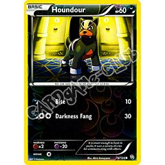 074 / 124 Houndour comune foil reverse (EN) -NEAR MINT-