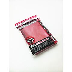 proteggi carte mini pacchetto da 50 bustine Metallic Red