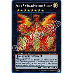 CT09-EN004 Hieratic Sun Dragon Overlord of Heliopolis rara segreta Limited Edition (EN) -NEAR MINT-