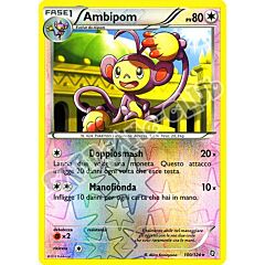 100 / 124 Ambipom rara foil reverse (IT)  -PLAYED-