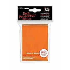 Proteggi carte mini pacchetto da 60 bustine 62mm x 89mm Arancio