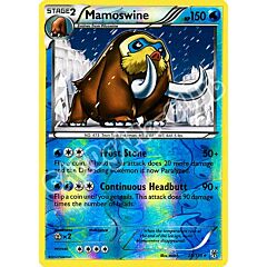 028 / 135 Mamoswine rara foil reverse (EN) -NEAR MINT-
