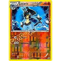 077 / 135 Lucario non comune foil reverse (IT) -NEAR MINT-