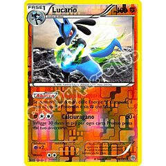 078 / 135 Lucario rara foil reverse (IT) -NEAR MINT-