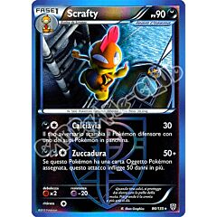 086 / 135 Scrafty rara foil reverse (IT) -NEAR MINT-