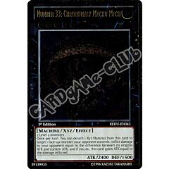 REDU-EN043 Number 33: Chronomaly Machu Mech rara ultimate 1st Edition (EN) -NEAR MINT-