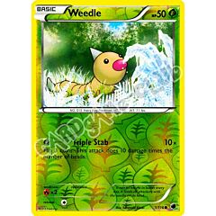 001 / 116 Weedle comune foil reverse (EN) -NEAR MINT-