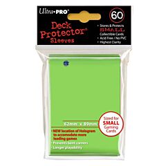 Proteggi carte mini pacchetto da 60 bustine 62mm x 89mm Verde Acido