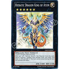 GAOV-EN047 Hieratic Dragon King of Atum super rara Unlimited (EN) -NEAR MINT-