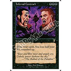 143 / 350 Infernal Contract rara (EN) -NEAR MINT-