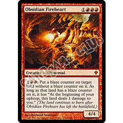 140 / 249 Obsidian Fireheart rara mitica (EN) -NEAR MINT-