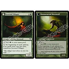 125 / 158 Scorned Villager / Moonscarred Werewolf comune (EN) -NEAR MINT-