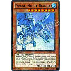 BP02-IT083 Drago Notte Bianca rara mosaico 1a Edizione (IT) -NEAR MINT-