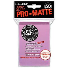 Proteggi carte standard pacchetto da 50 bustine Pro-Matte Non-Glare Pink