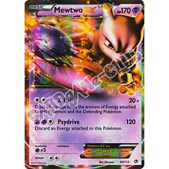 054 / 113 Mewtwo EX rara ex foil (EN) -NEAR MINT-