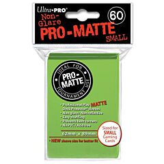 Proteggi carte mini pacchetto da 60 bustine 62mm x 89mm Pro-Matte Non-Glare Lime Green