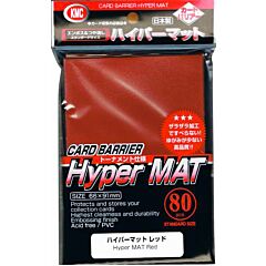 proteggi carte standard pacchetto da 80 bustine Hyper Mat Red