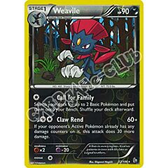 052 / 106 Weavile rara foil reverse (EN) -NEAR MINT-