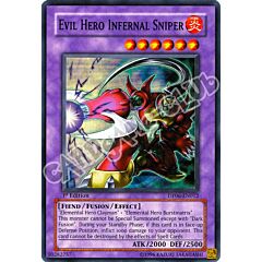 DP06-EN012 Evil Hero Infernal Sniper super rara 1a Edizione (EN) -NEAR MINT-