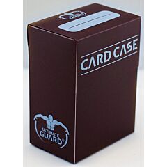 Porta mazzo verticale per 75 carte standard imbustate Card Case Brown
