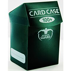 Porta mazzo verticale per 100 carte standard imbustate Card Case 100+ Green