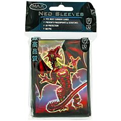 Proteggi carte standard pacchetto da 50 bustine Robo Fury Dragon Red