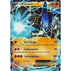 054 / 113 Lucario EX rara ex foil (IT) -NEAR MINT-