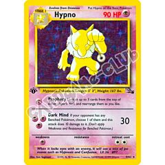08 / 62 Hypno rara foil 1st edition (EN) -NEAR MINT-