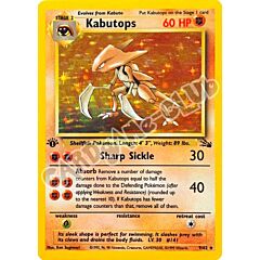 09 / 62 Kabutops rara foil 1st edition (EN) -NEAR MINT-