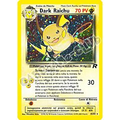 83 / 82 Dark Raichu rara foil 1a edizione (IT) -NEAR MINT-