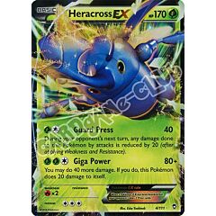 004 / 113 Heracross EX rara ex foil (EN) -NEAR MINT-