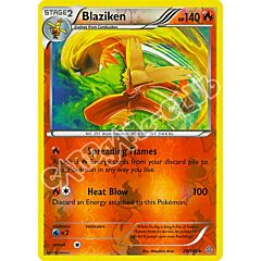 028 / 164 Blaziken rara foil reverse (EN) -NEAR MINT-