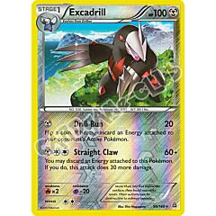 096 / 164 Excadrill rara foil reverse (EN) -NEAR MINT-