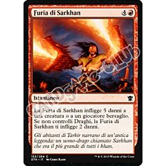 Draghi di Tarkir 153 / 264 Furia di Sarkhan comune (IT) -NEAR MINT-