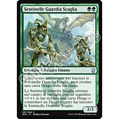 Draghi di Tarkir 201 / 264 Sentinelle Guardia Scaglia non comune (IT) -NEAR MINT-