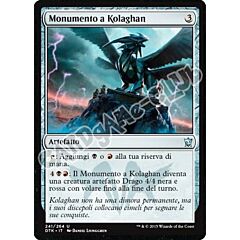 Draghi di Tarkir 241 / 264 Monumento a Kolaghan non comune (IT) -NEAR MINT-