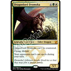 217 / 264 Dragonlords Dromoka rara mitica (EN) -NEAR MINT-