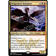 218 / 264 Dragonlord Kolaghan rara mitica (EN) -NEAR MINT-