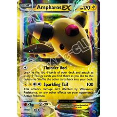 27 / 98 Ampharos EX rara ex foil (EN) -NEAR MINT-