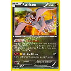 063 / 108 Reshiram rara foil (IT) -NEAR MINT-